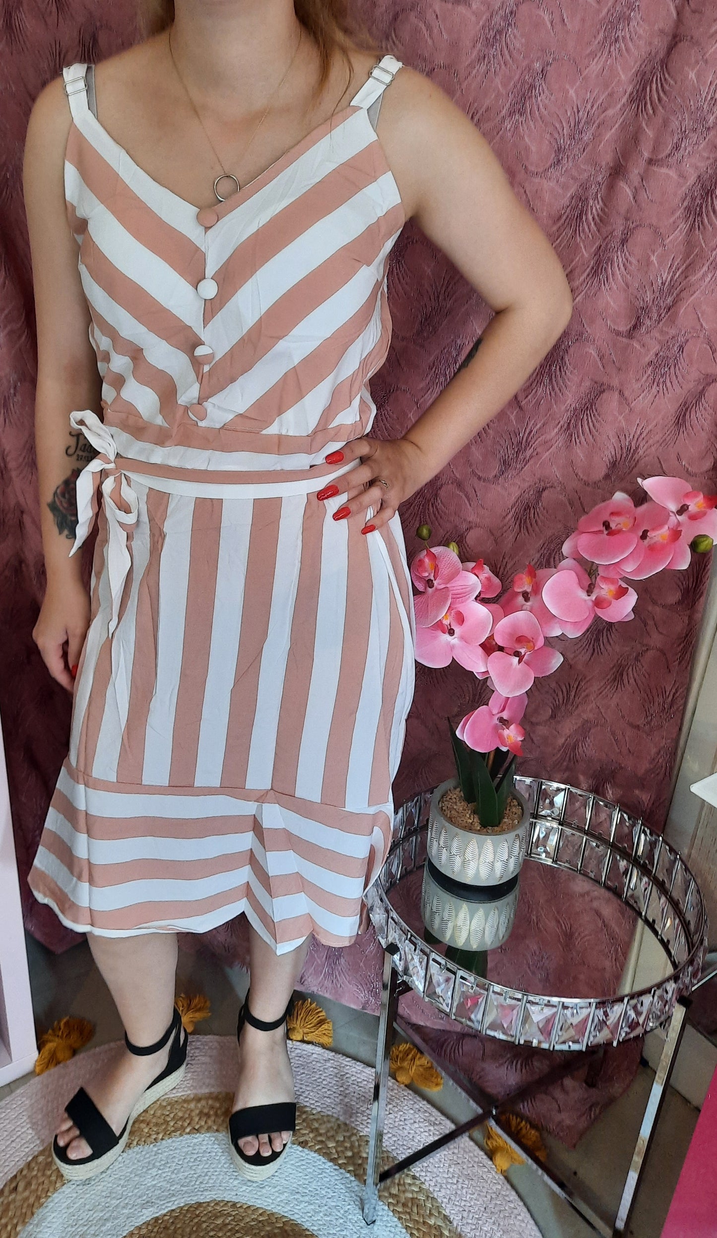 274 Robe à rayures