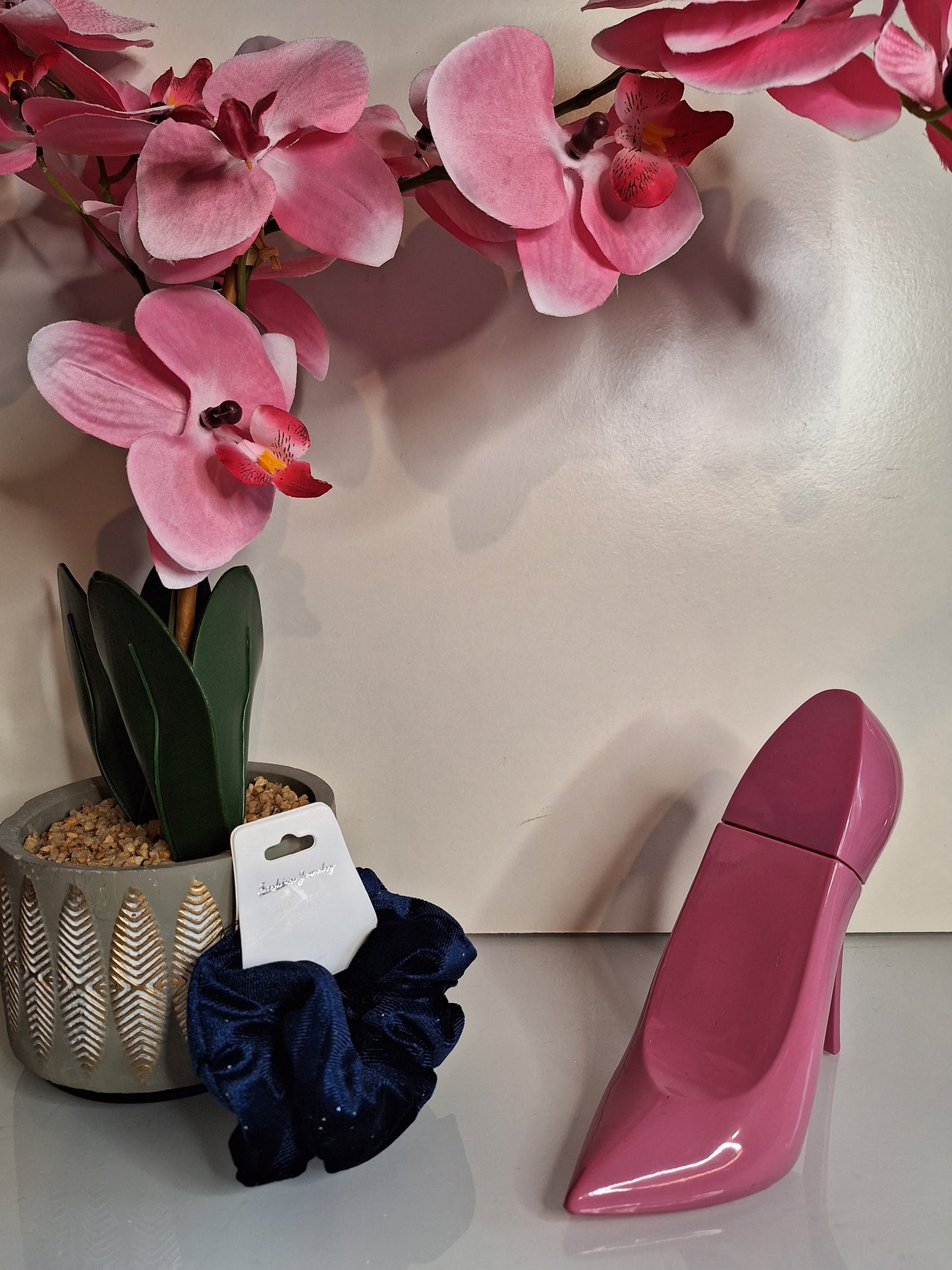 Chouchou velours strass