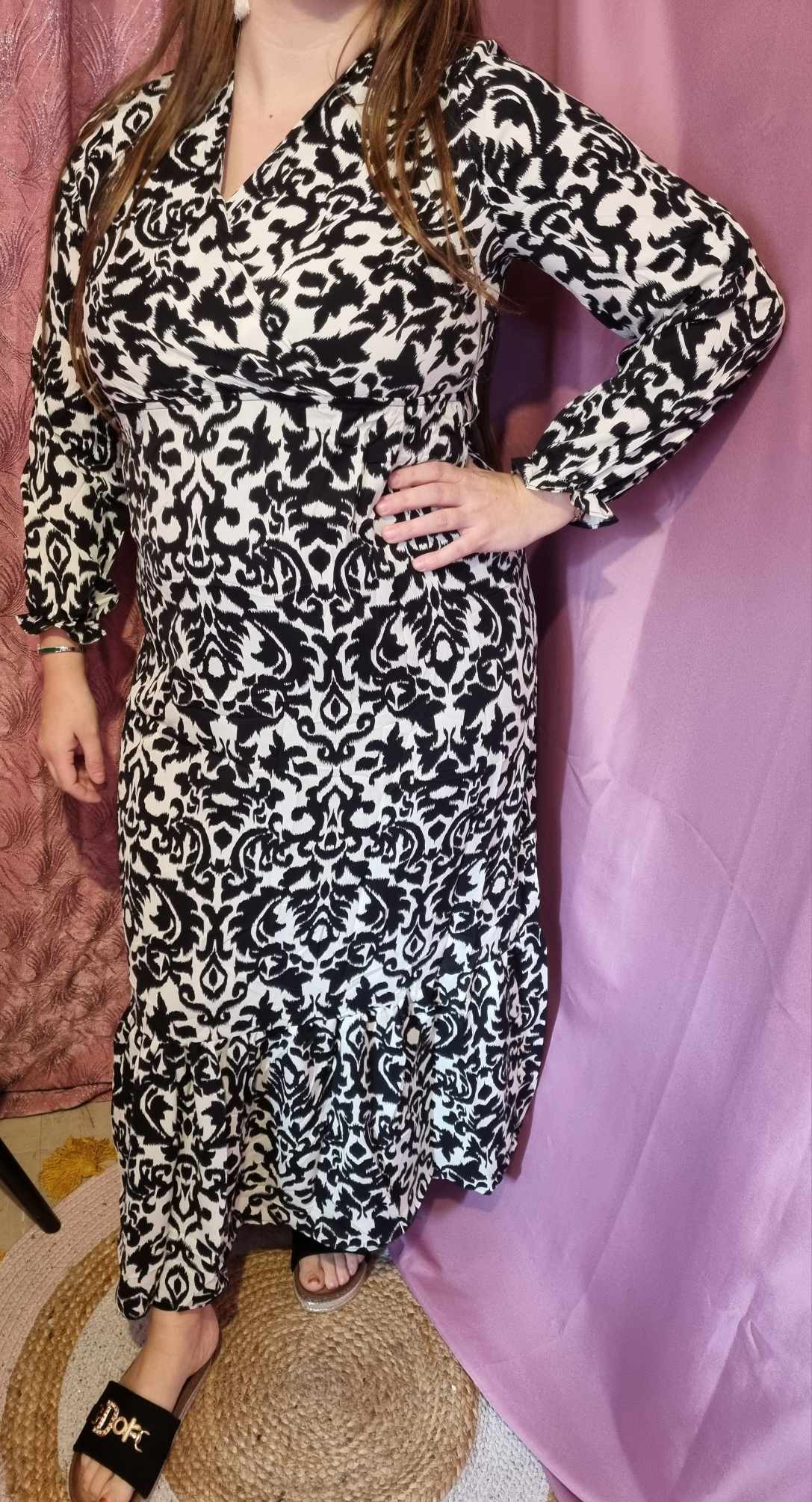 89 Robe longue 2couleurs