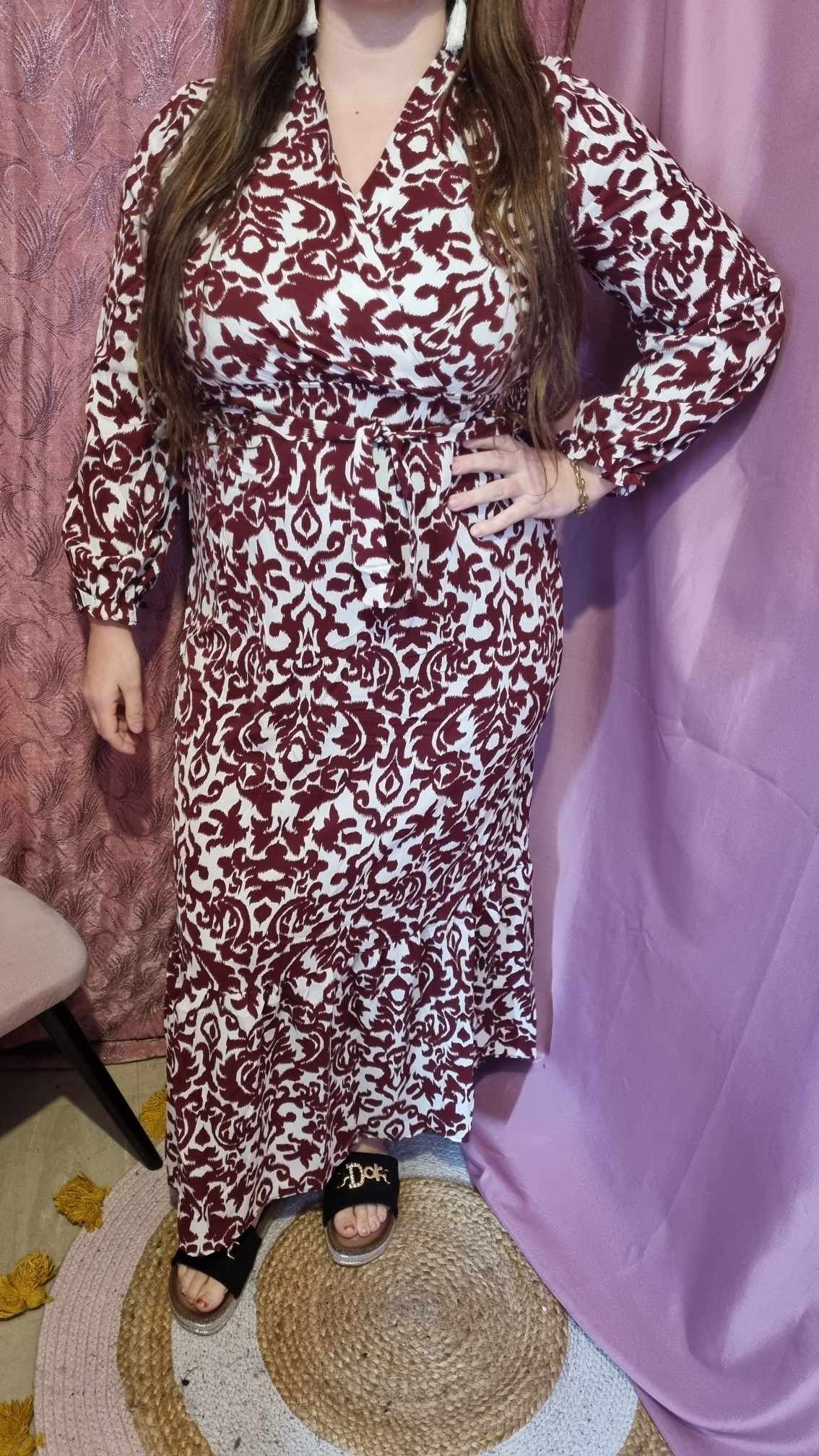 89 Robe longue 2couleurs