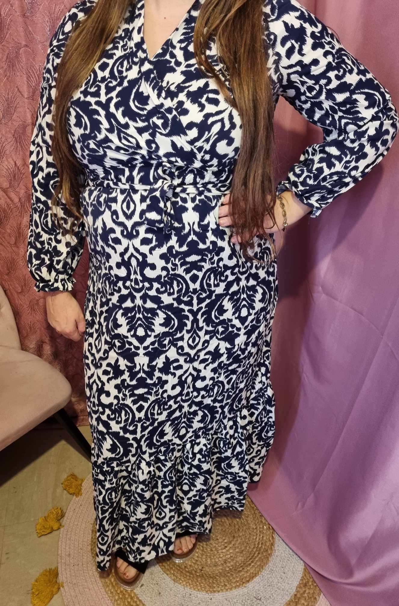 89 Robe longue 2couleurs