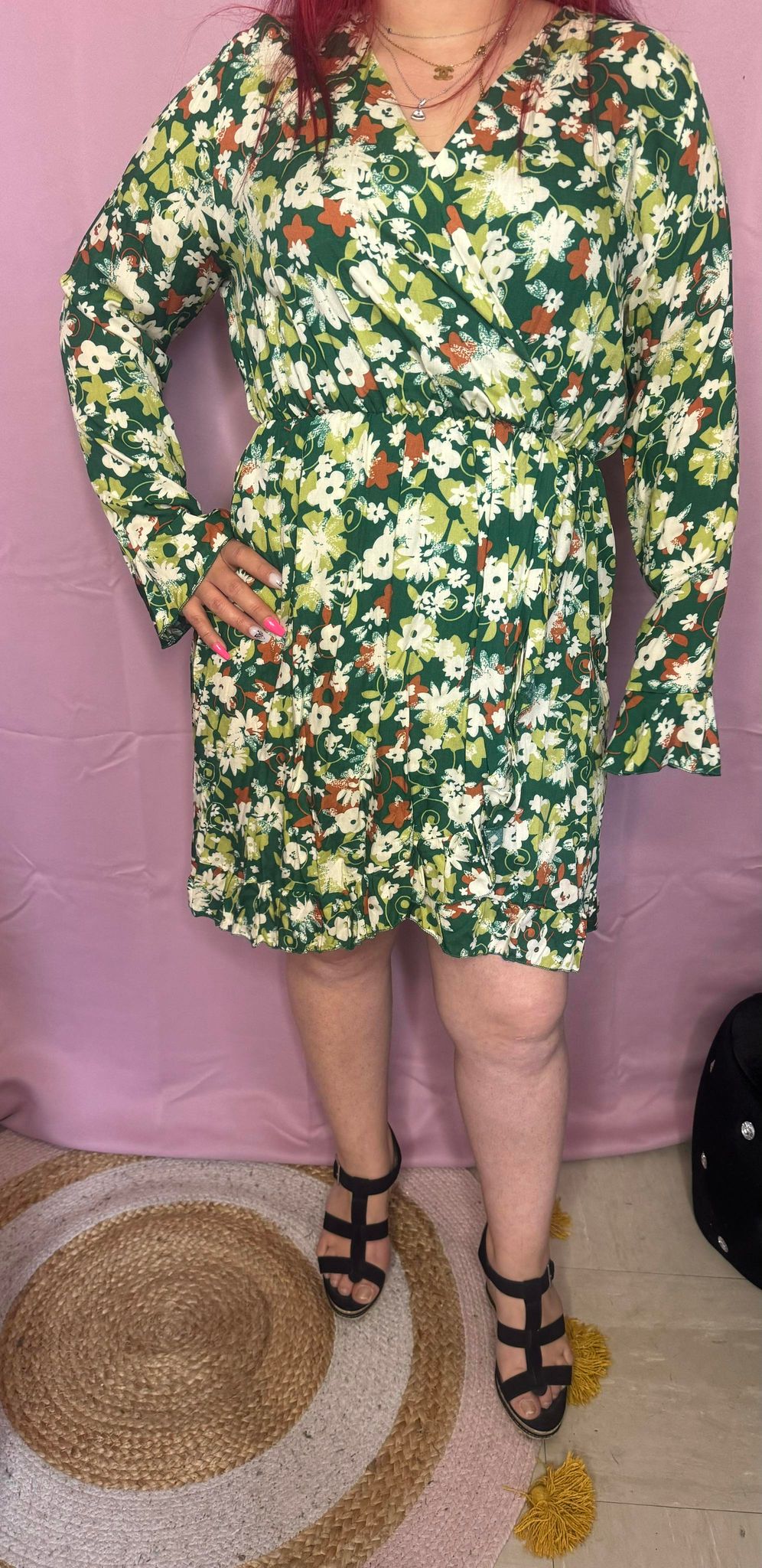 189 Robe fleuri
