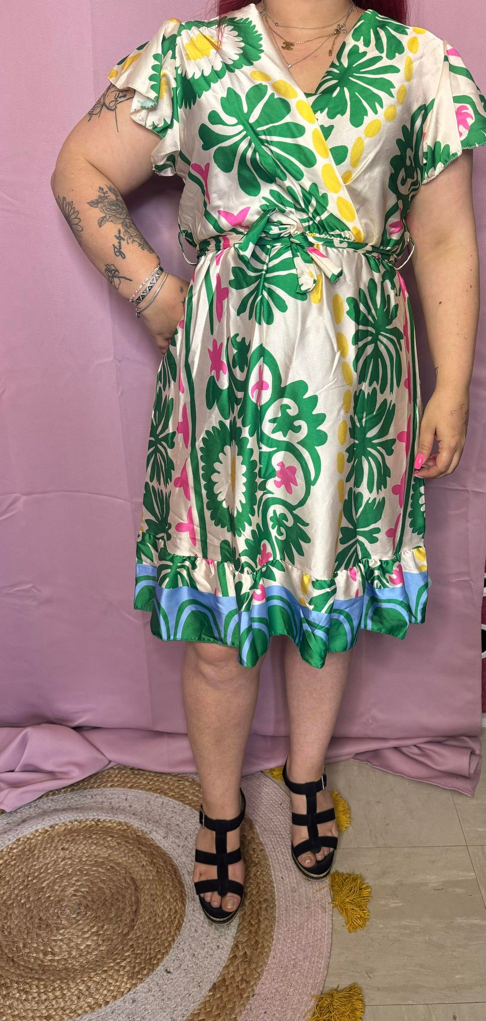 201 Robe satiné
