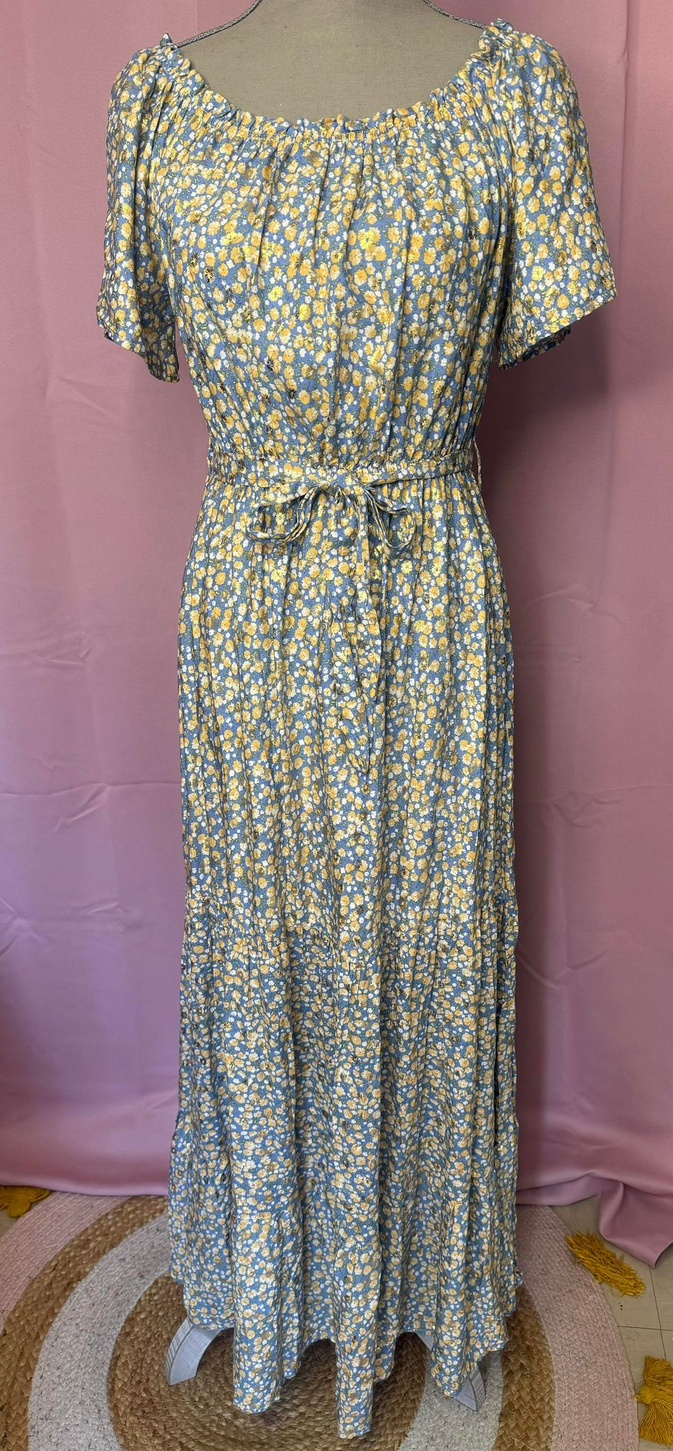 275 Robe longue petit fleurs