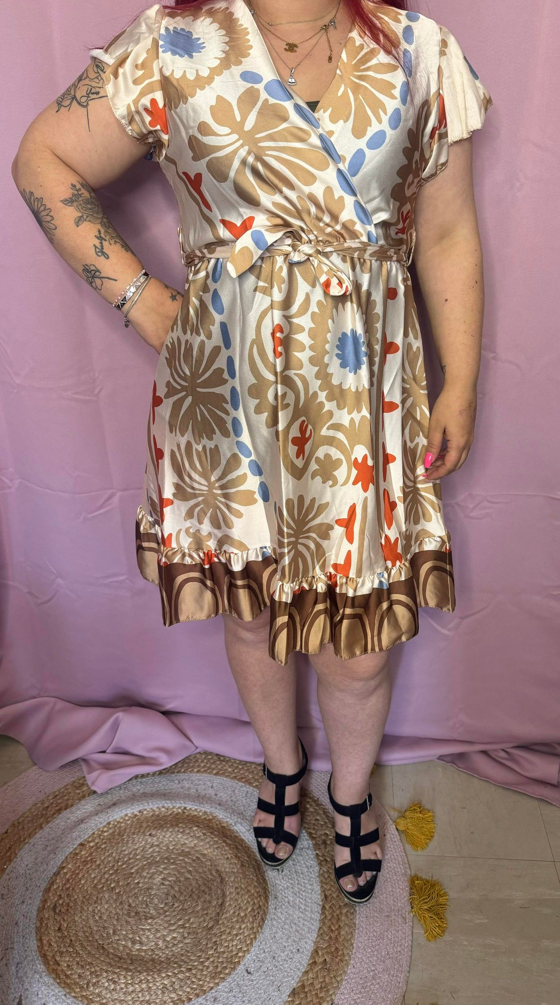 201 Robe satiné