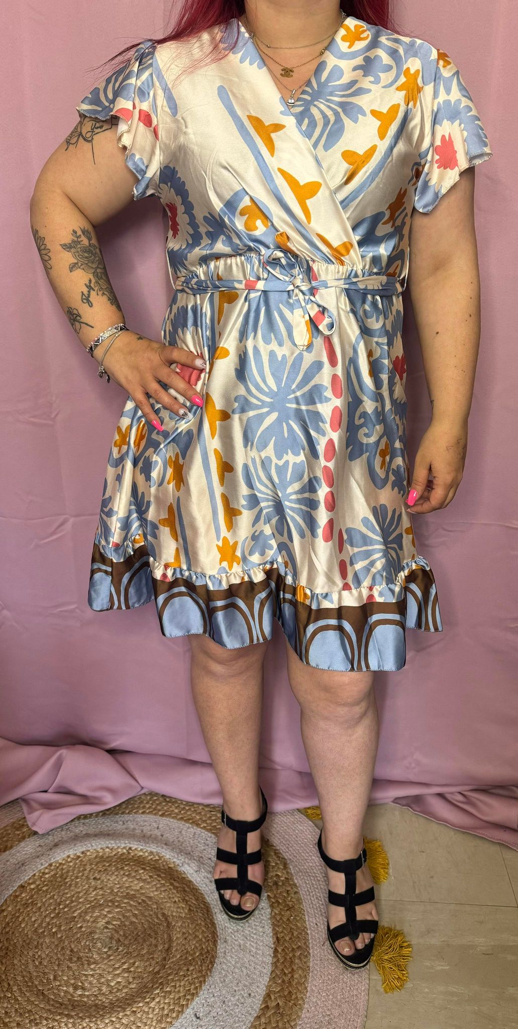 201 Robe satiné