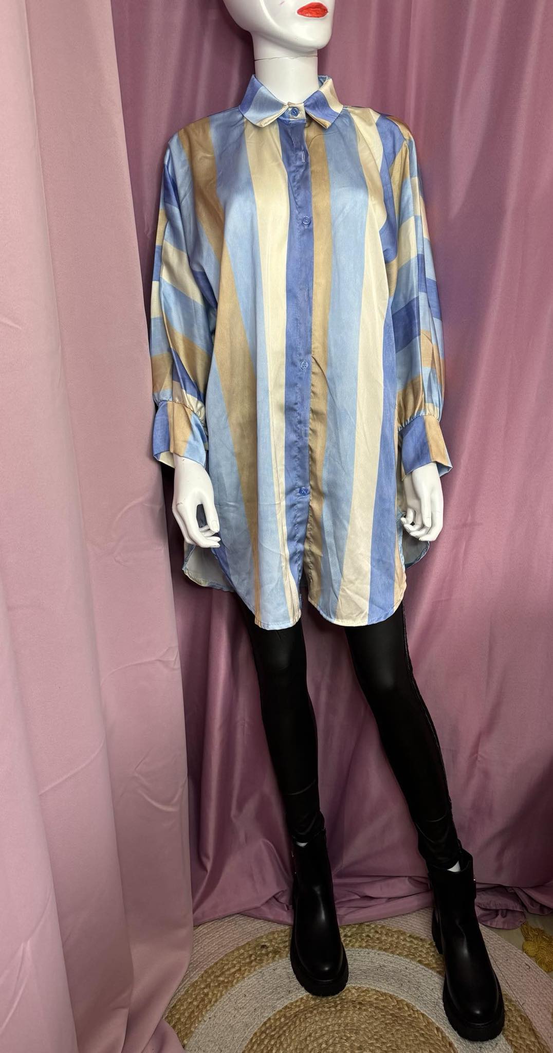 250 Chemise/tunique long rayé