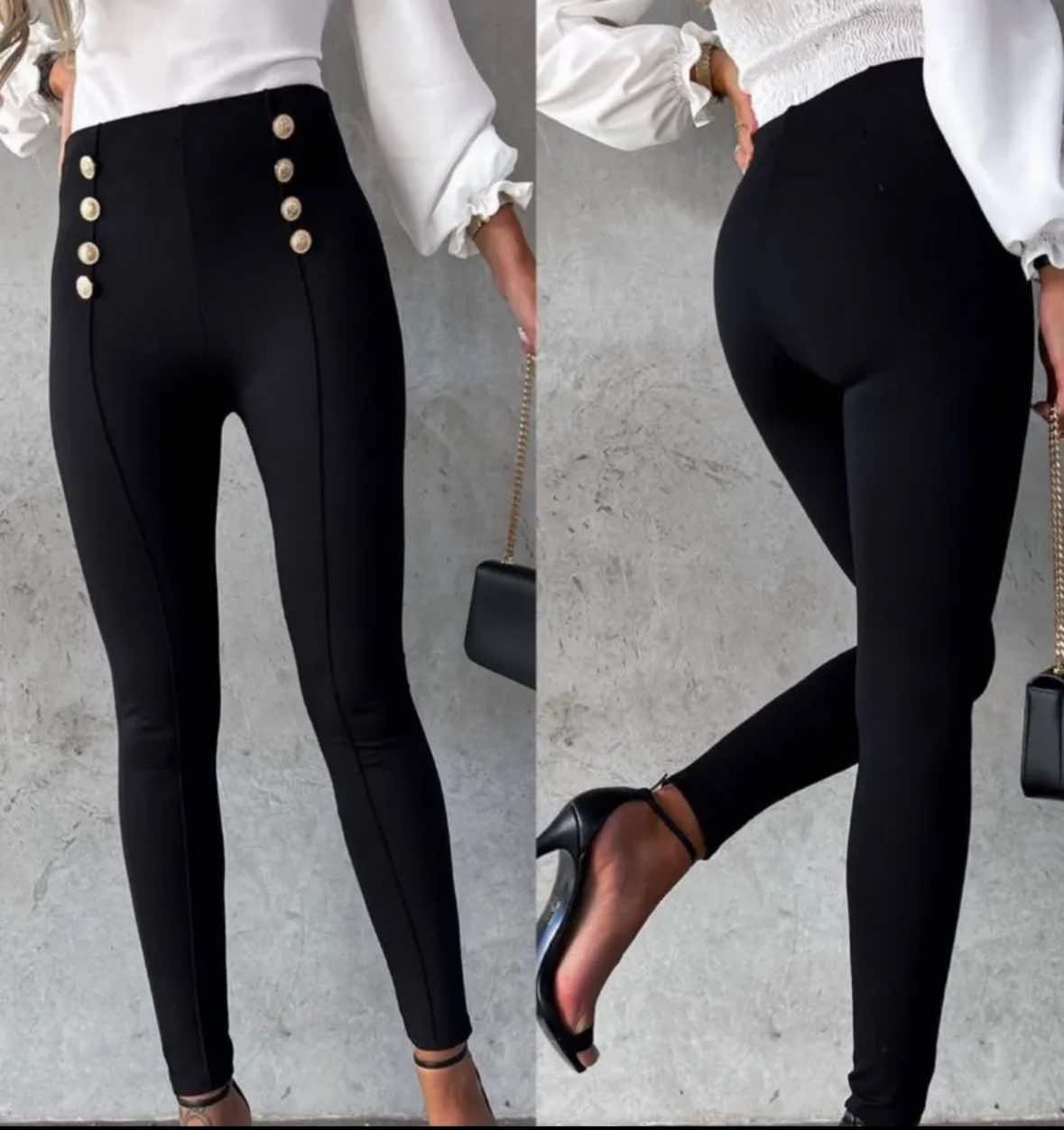 12 Pantalon boutons