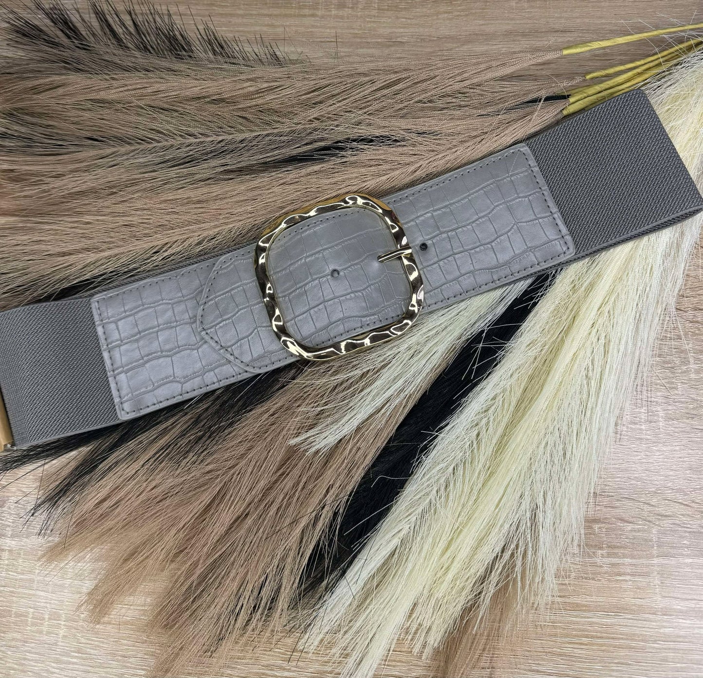 Ceinture avec simili cuir