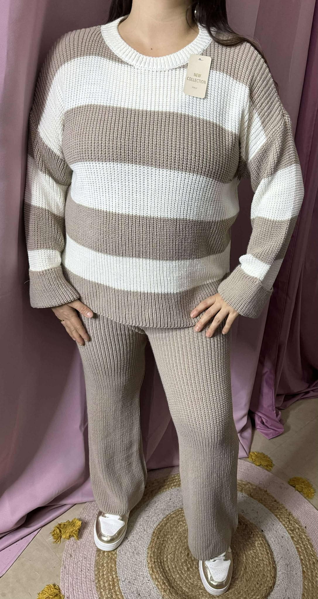 364 Ensemble rayé