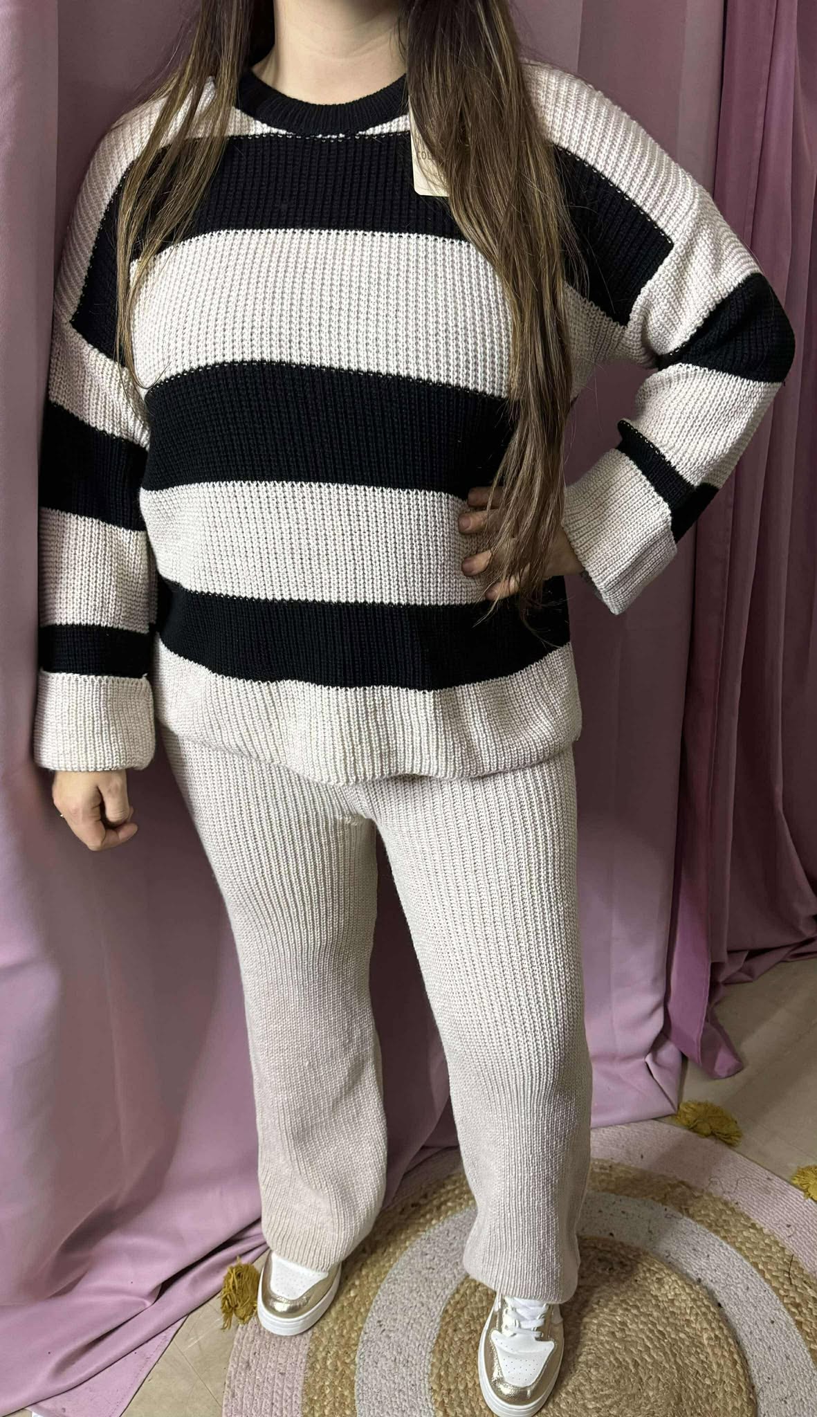 364 Ensemble rayé