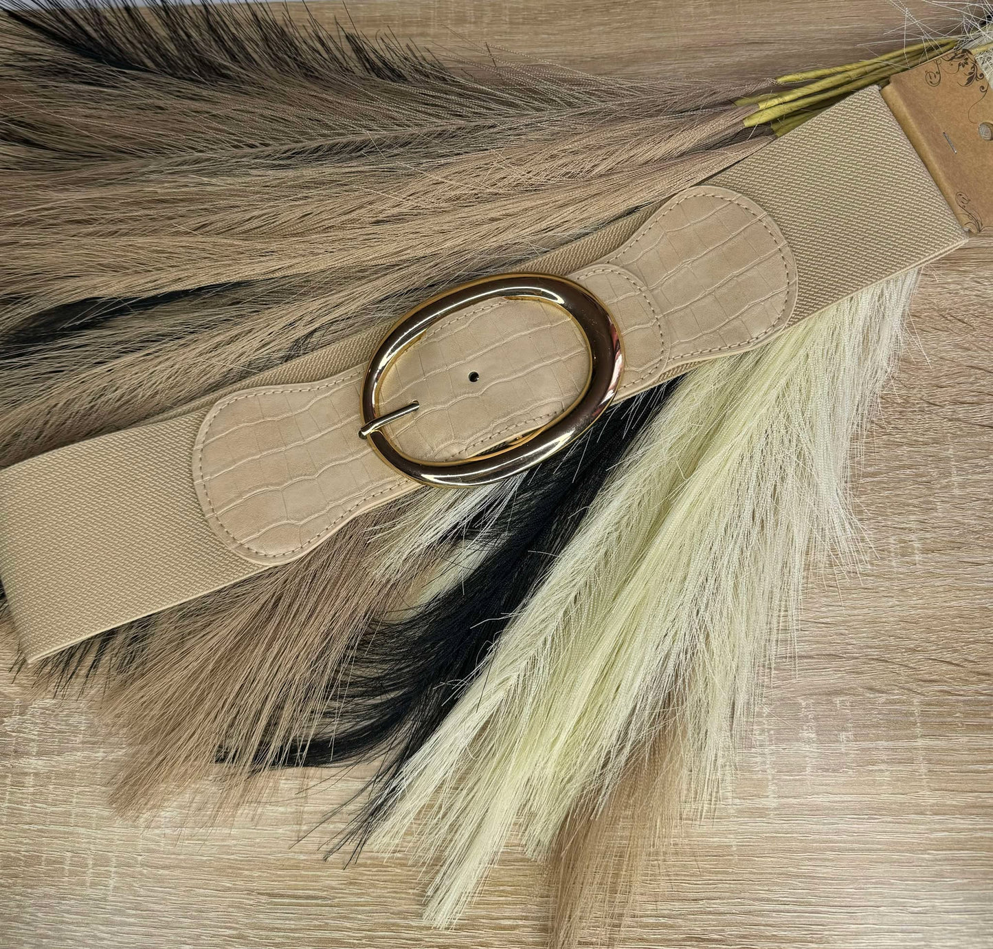 Ceinture avec simili cuir