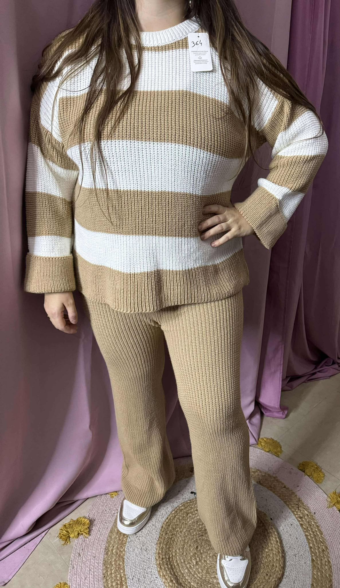 364 Ensemble rayé