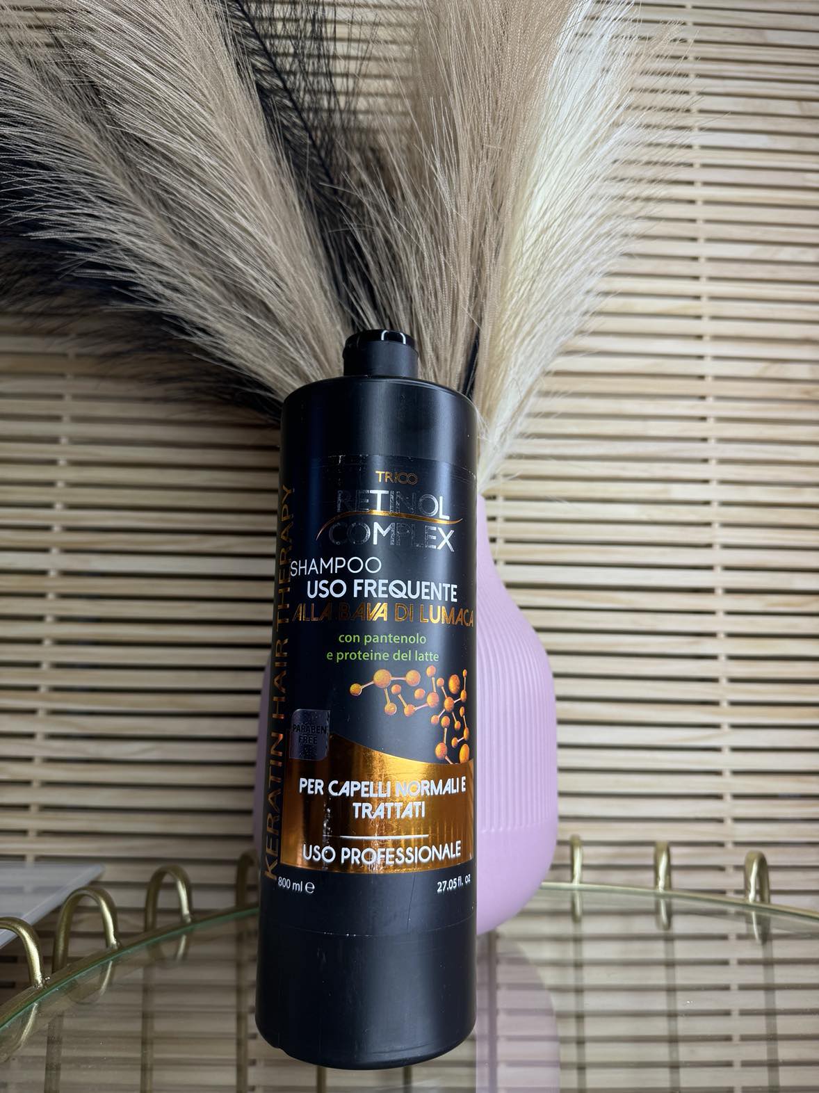 Shampoing restructurant à la kératine