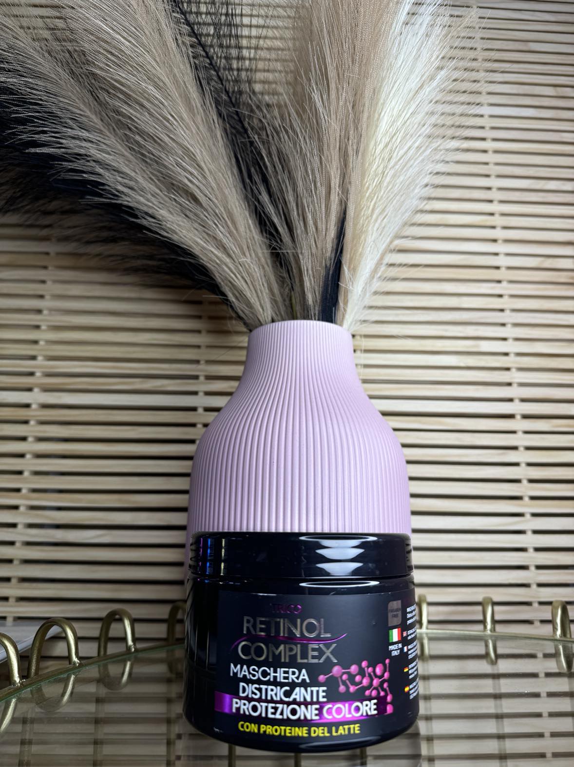Masque capillaire cheveux colorés