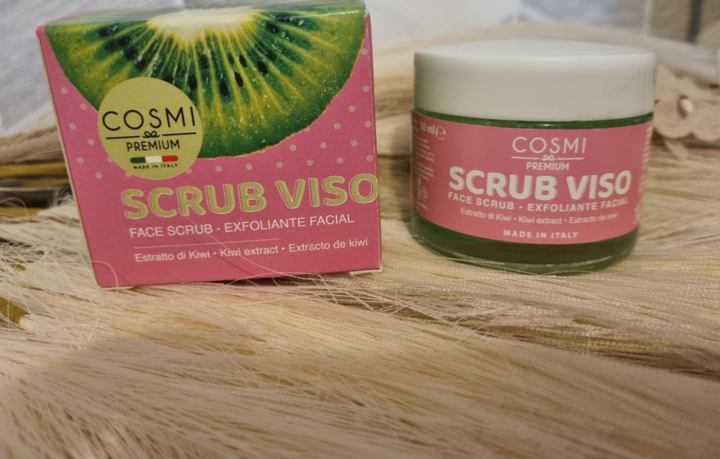 Gommage visage kiwi