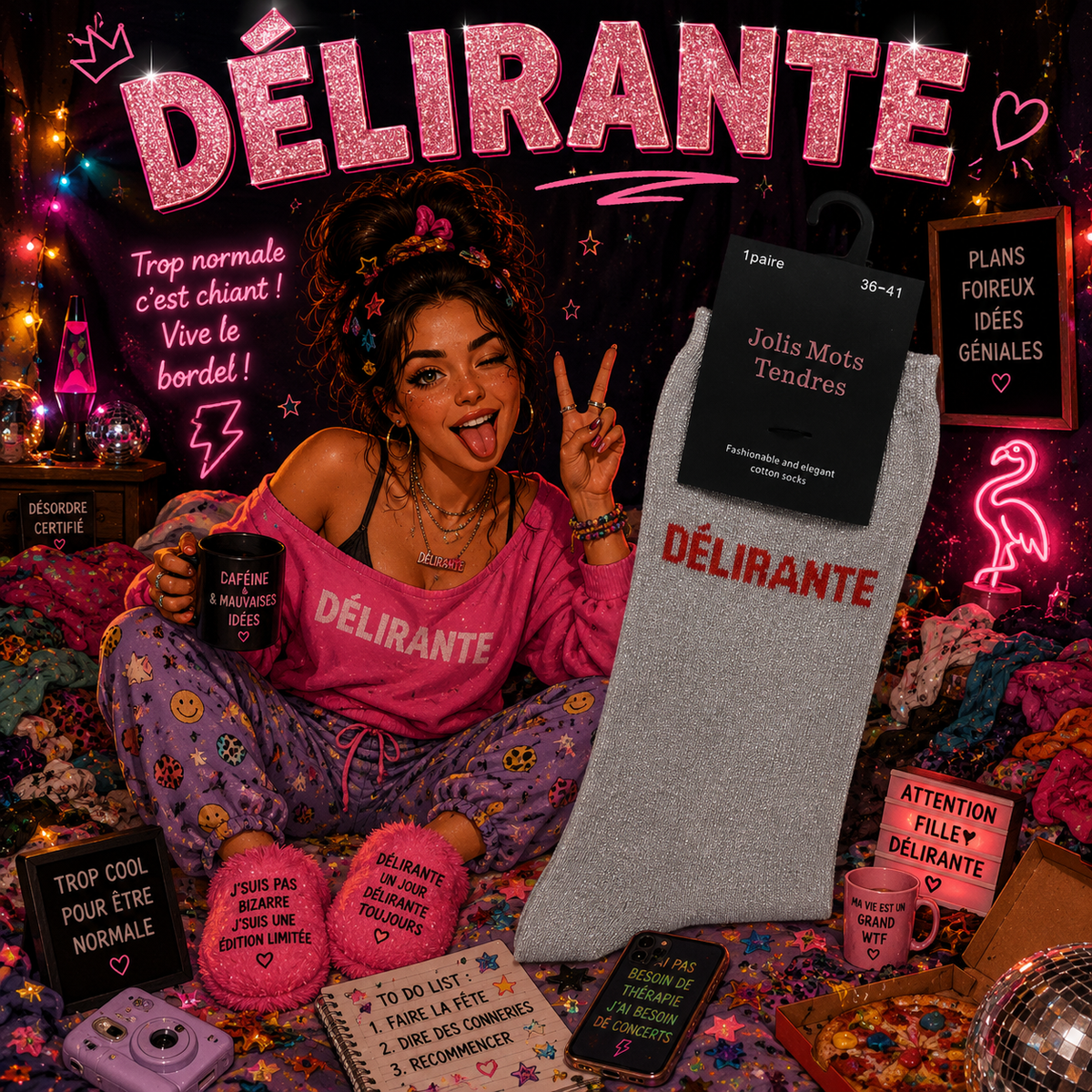 Chaussettes Délirante