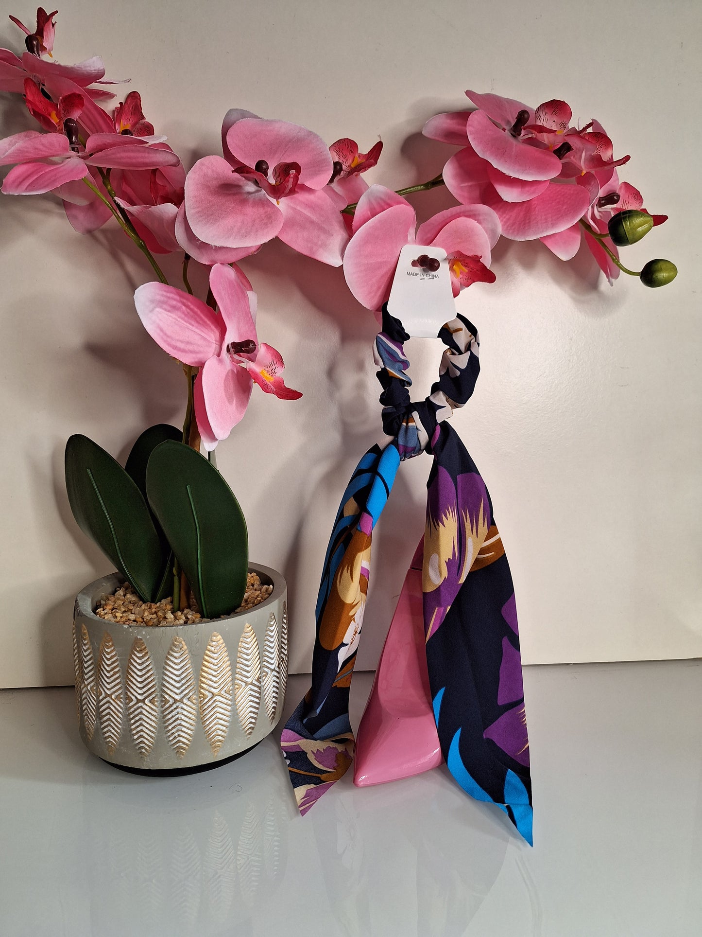 Chouchou/foulard fleuri