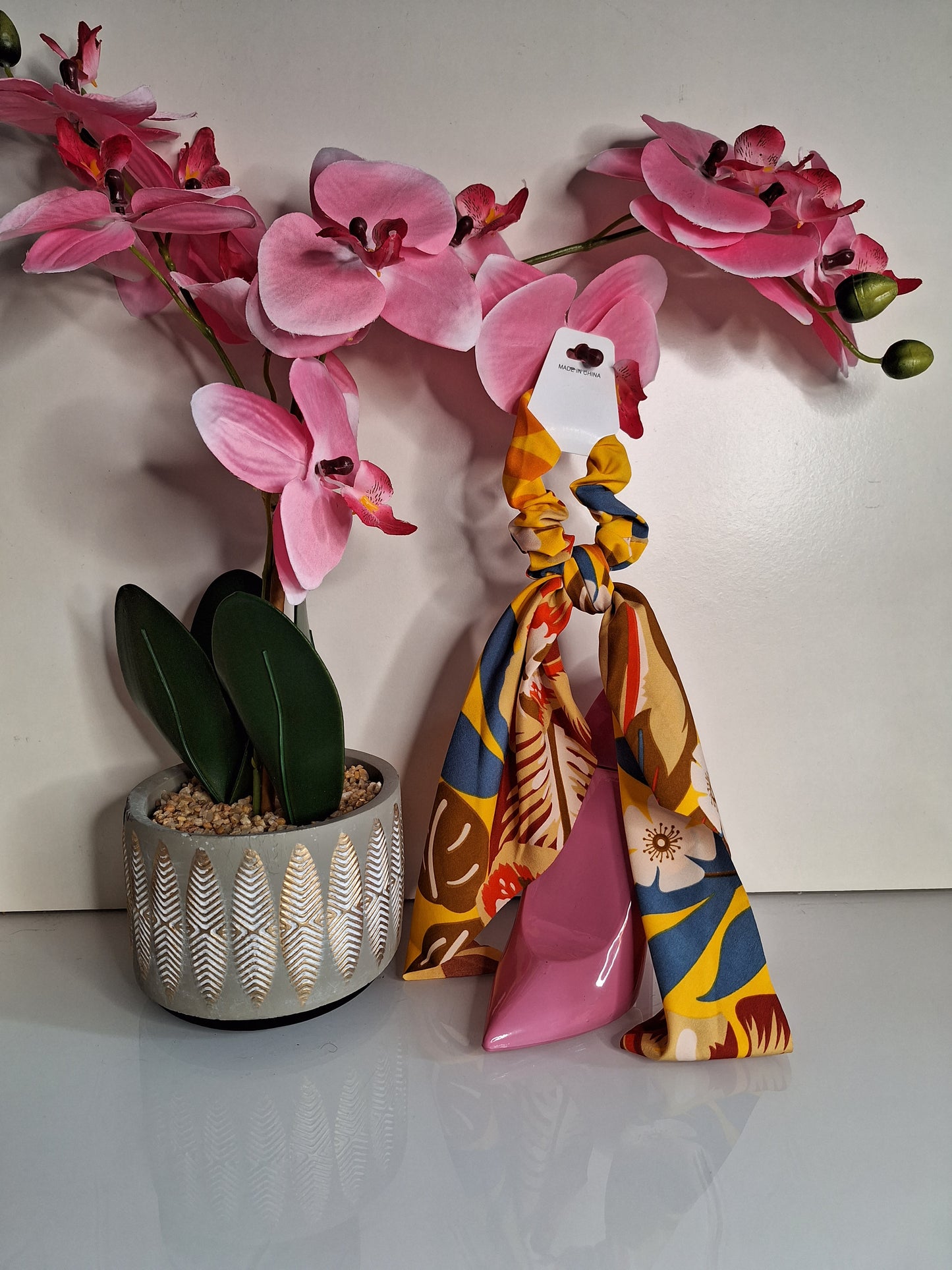 Chouchou/foulard fleuri