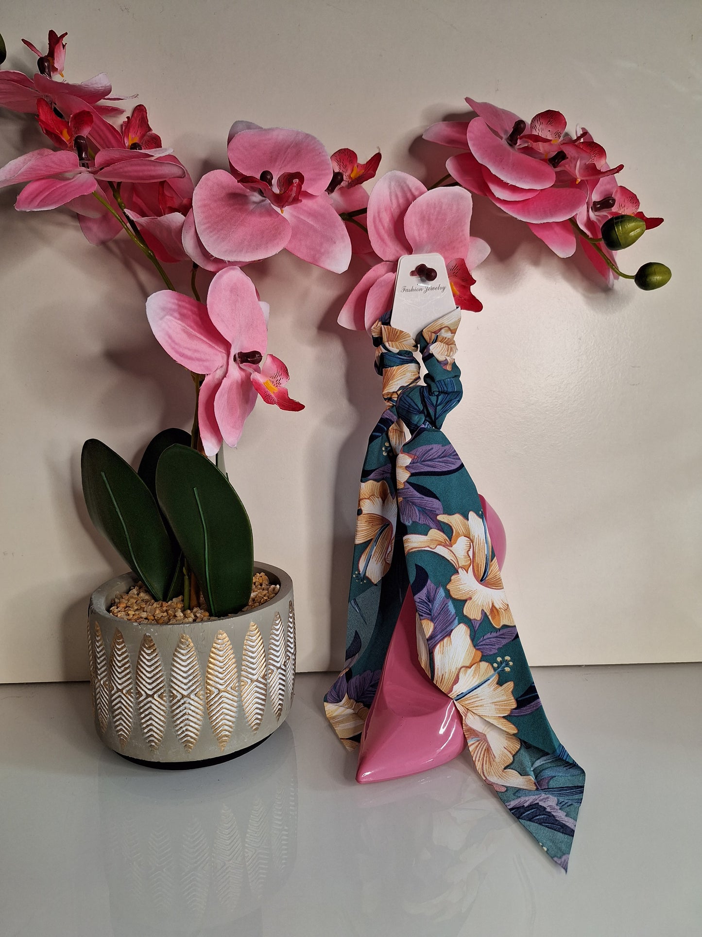 Chouchou/foulard fleuri