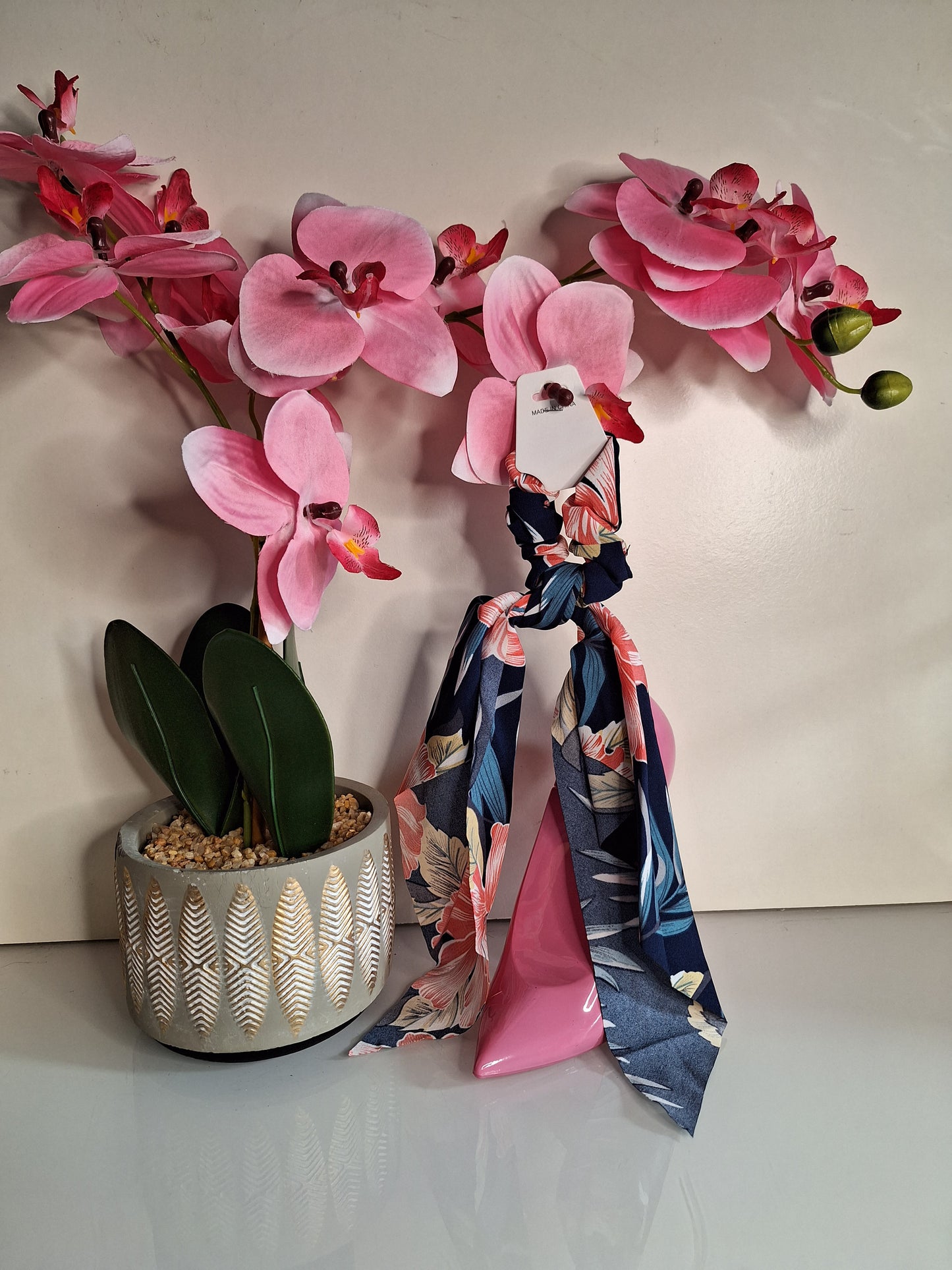 Chouchou/foulard fleuri