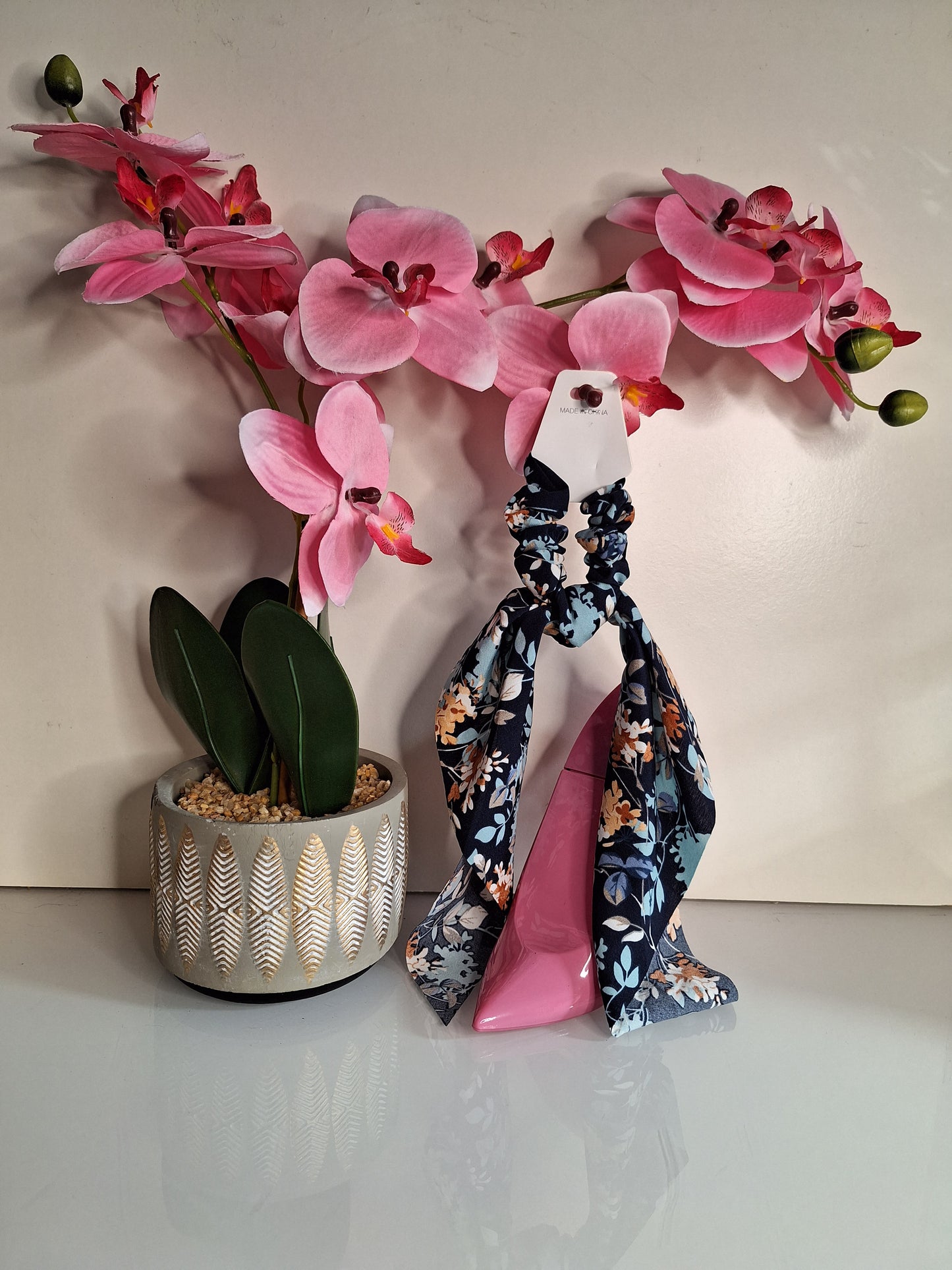 Chouchou/foulard fleuri