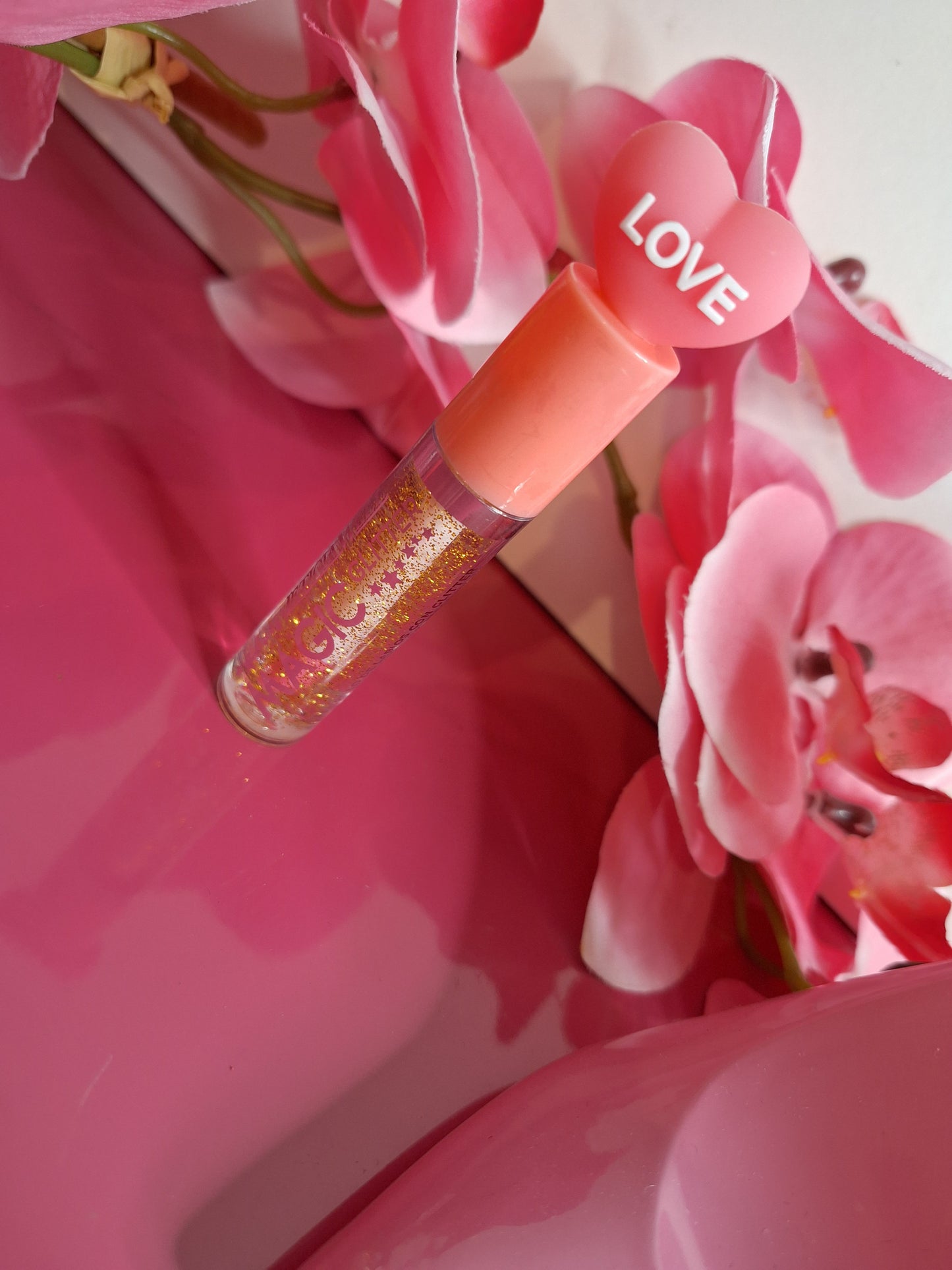 Code 4 Brillant à lèvre gloss paillettes