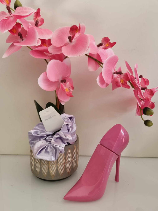 Chouchou satiné strass