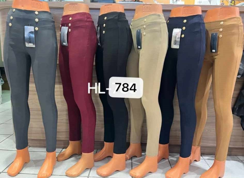 Réf 65 Jegging boutons doré