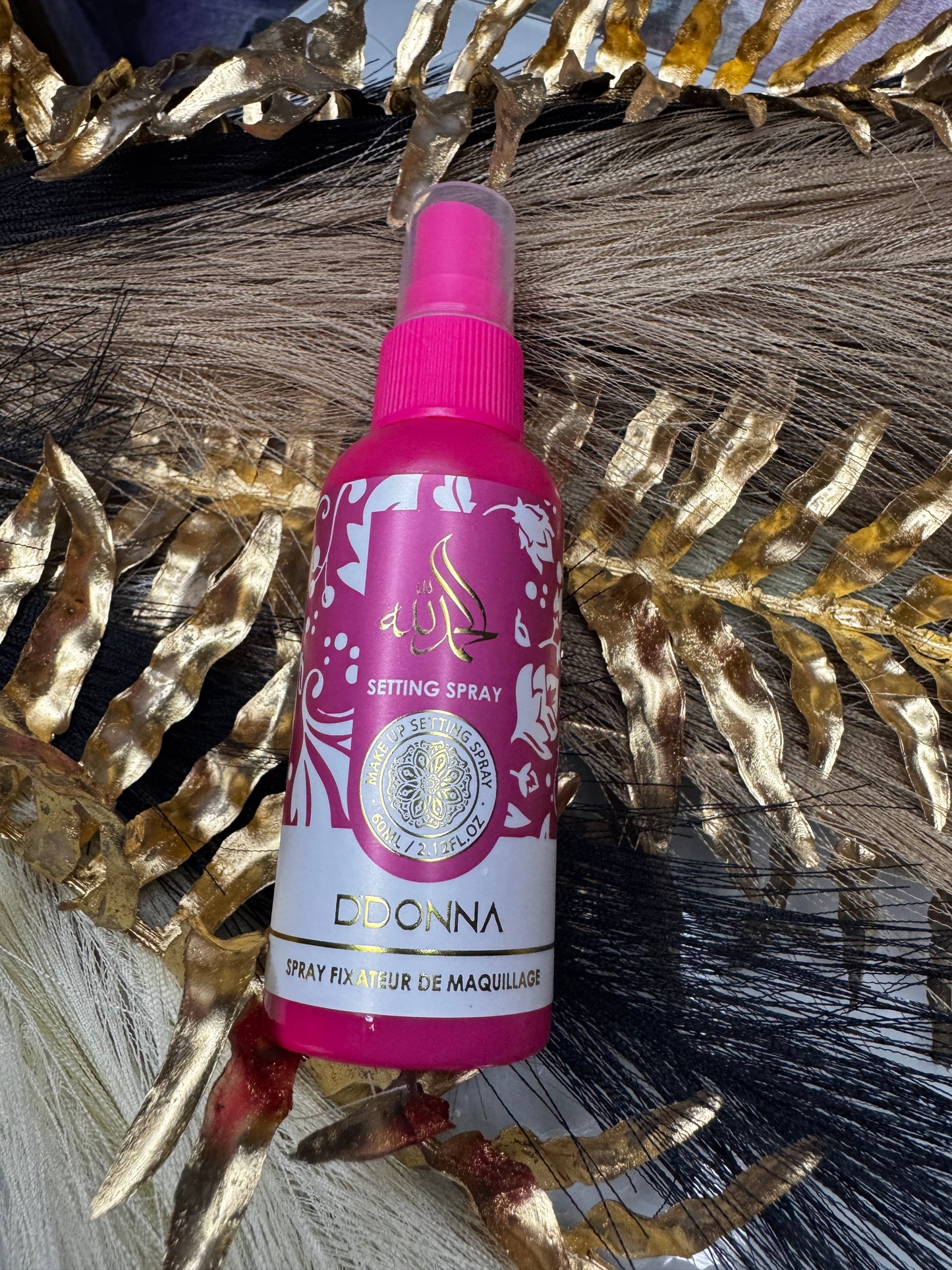 Spray fixateur de maquillage