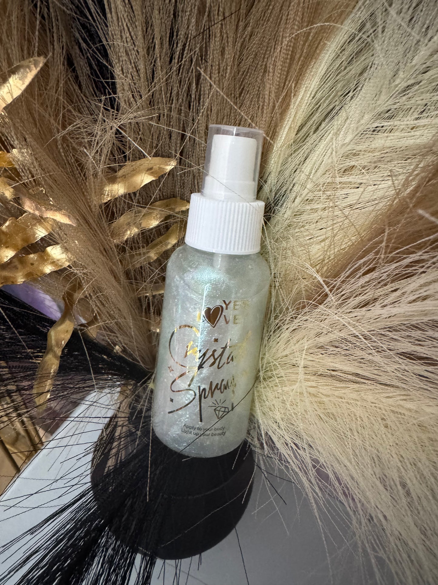 Brume paillettes corps et cheveux