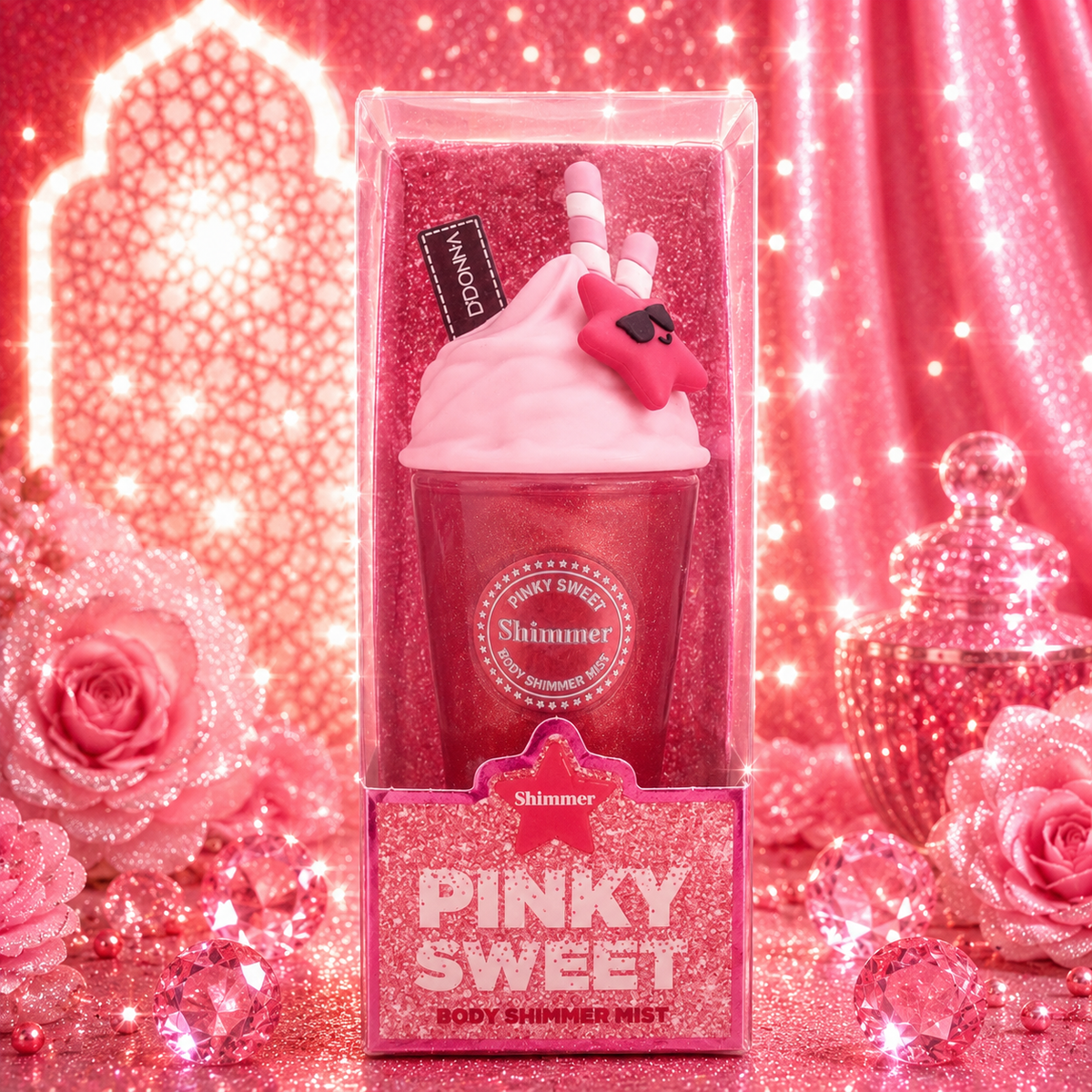 Brume pinky sweet paillettes(Yara)