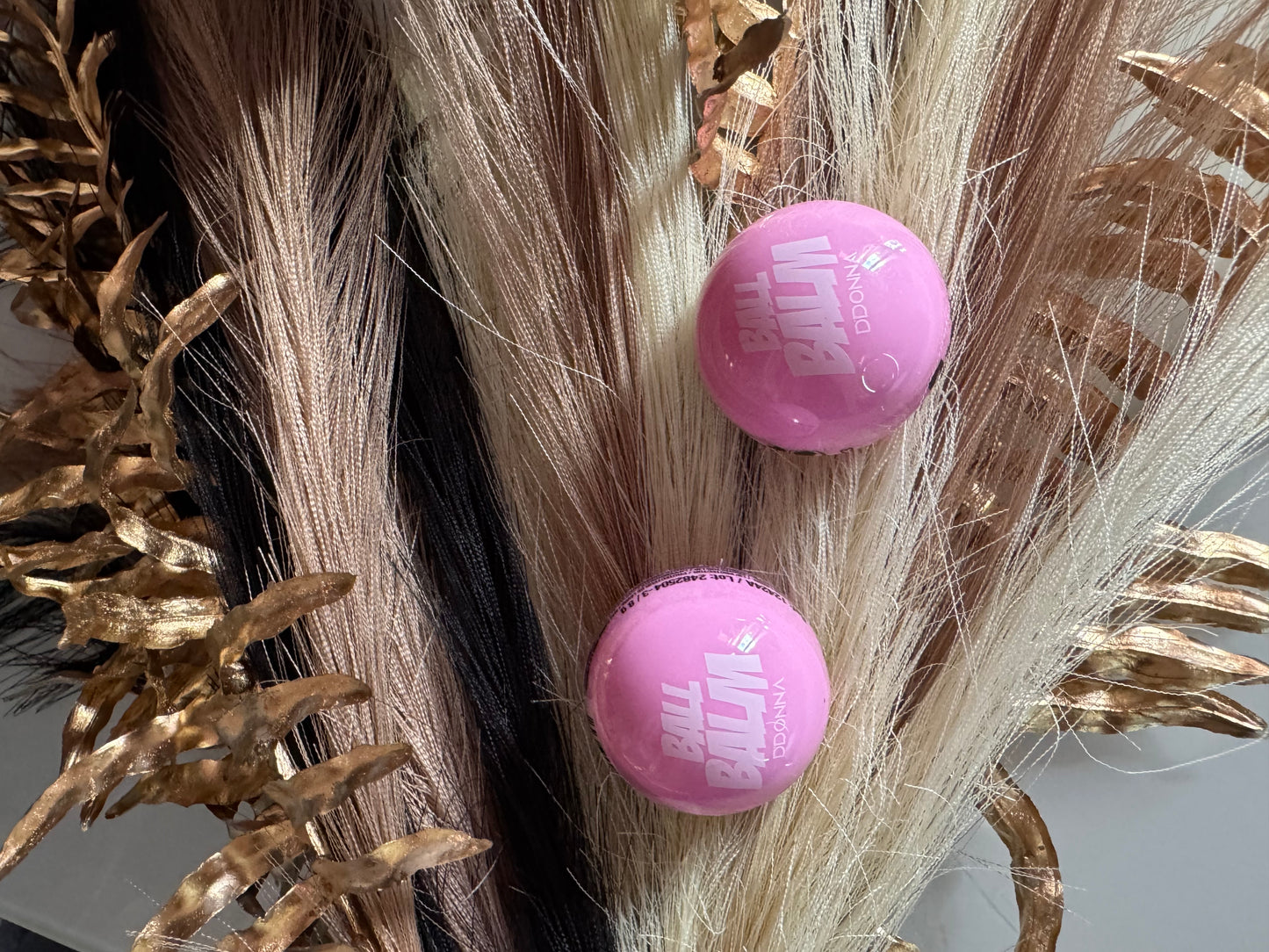 Baume à lèvres boules colorés