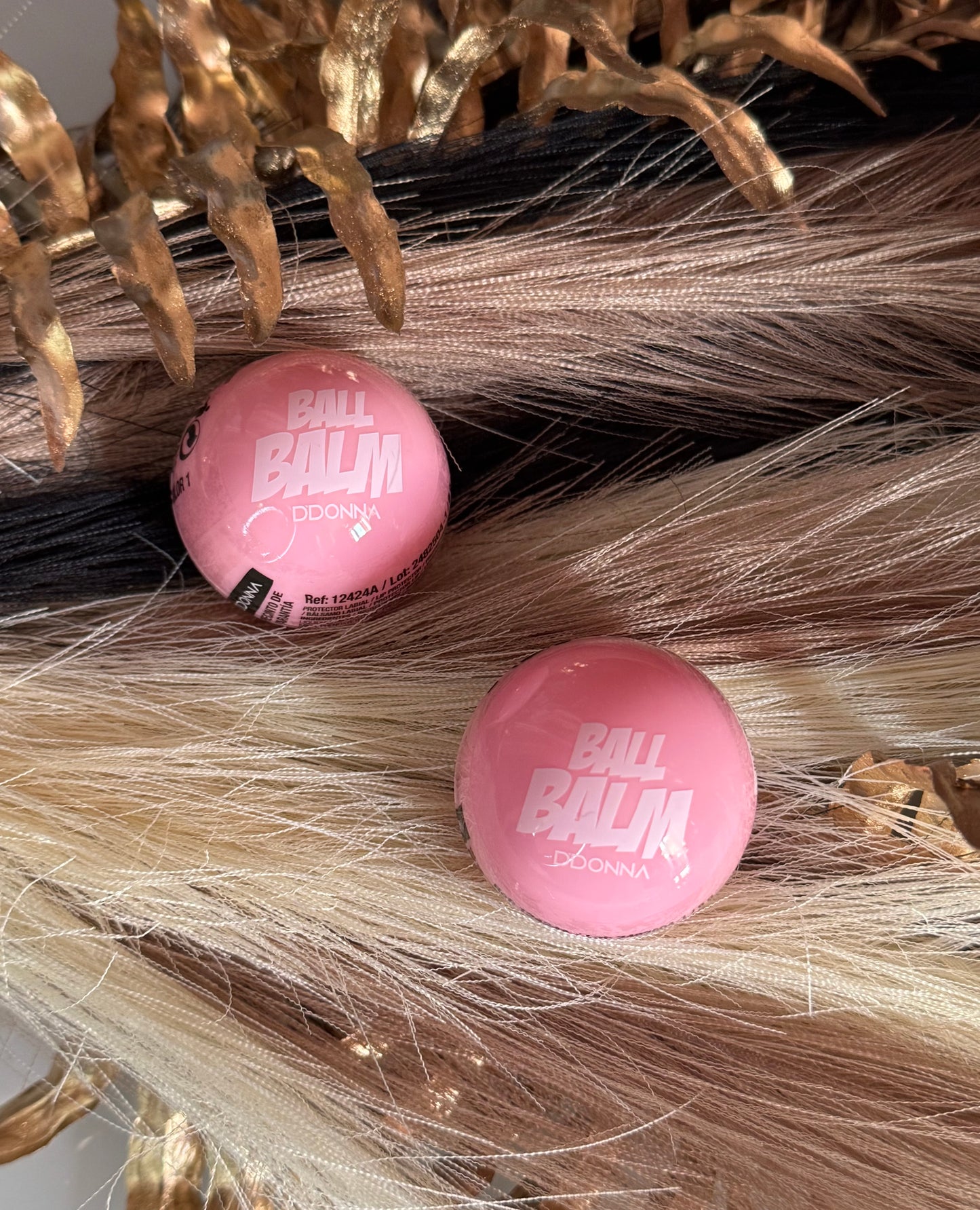 Baume à lèvres boules colorés