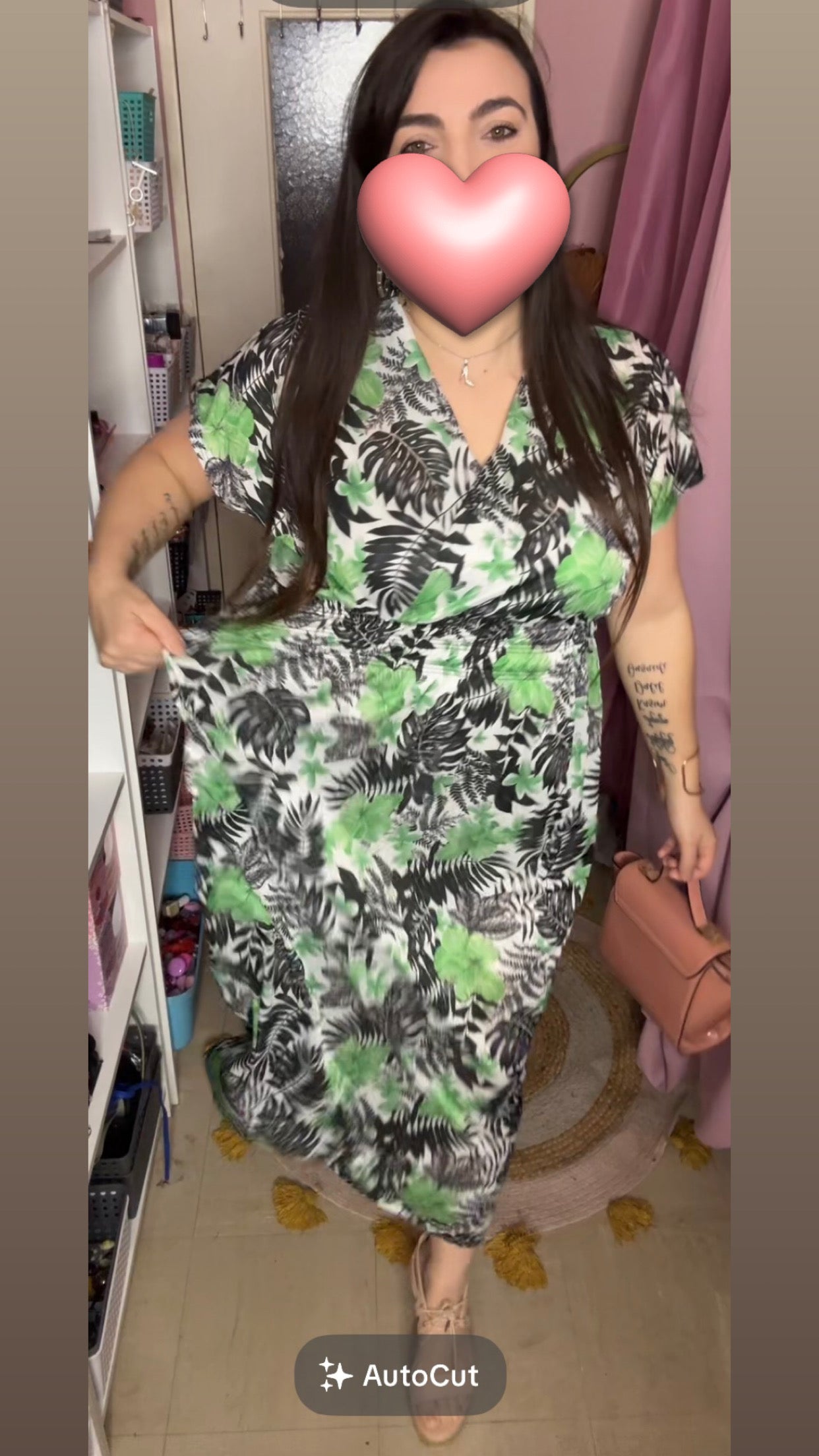 Robe feuillette