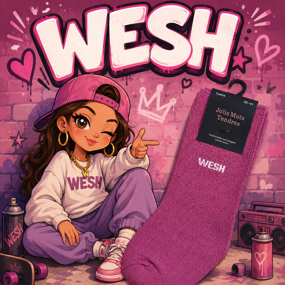 Chaussettes Wesh