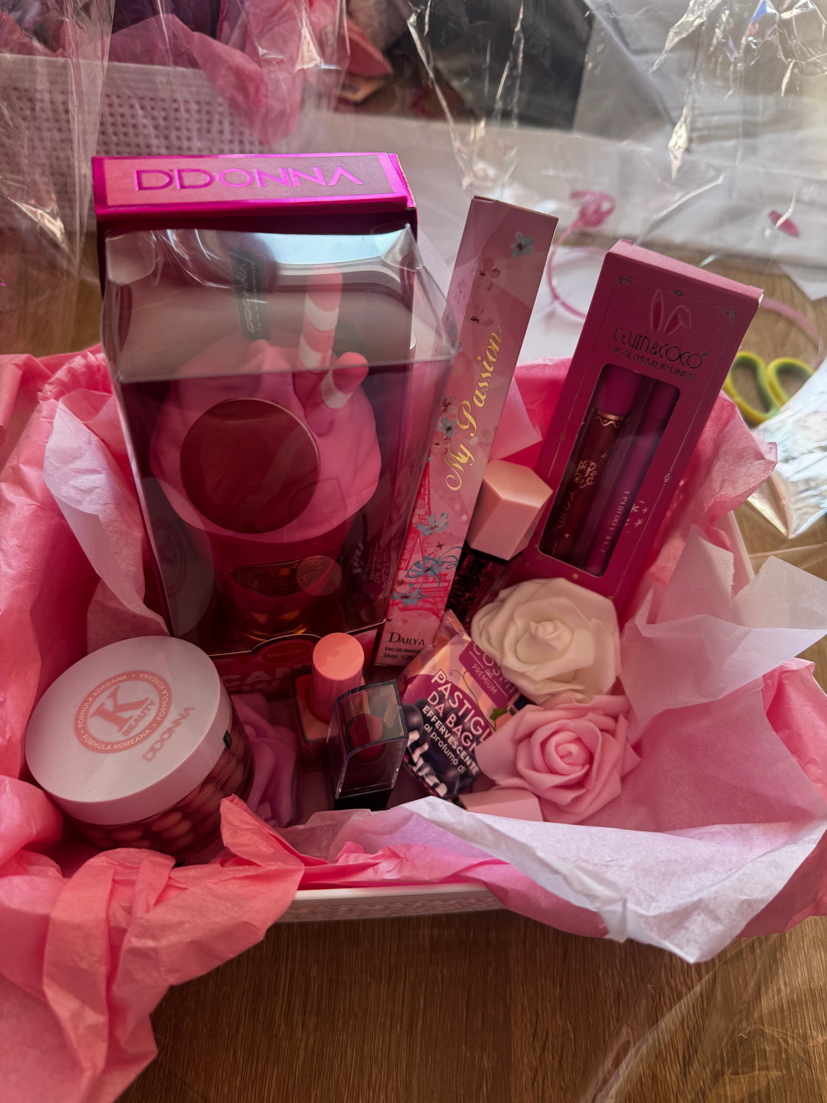 Box cadeau rose