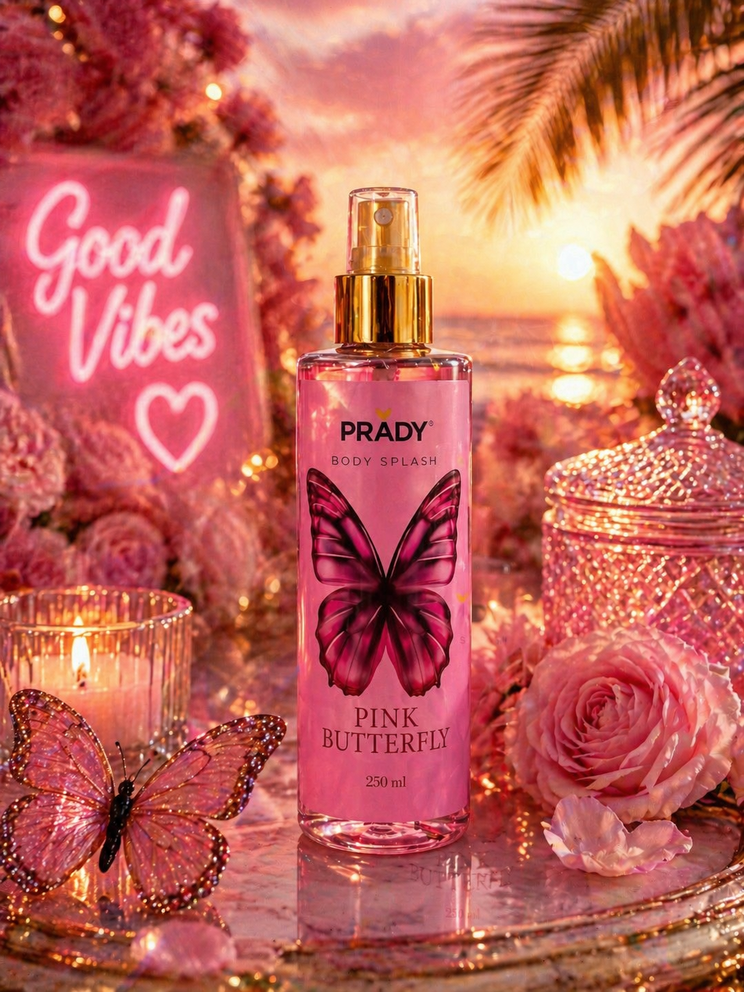 Brumes Corps et Cheveux Pink Butterfly