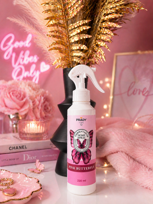Spray maison et tissu Pink butterfly