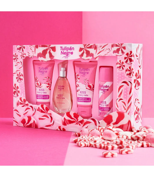 Coffret gourmand fraise chantilly