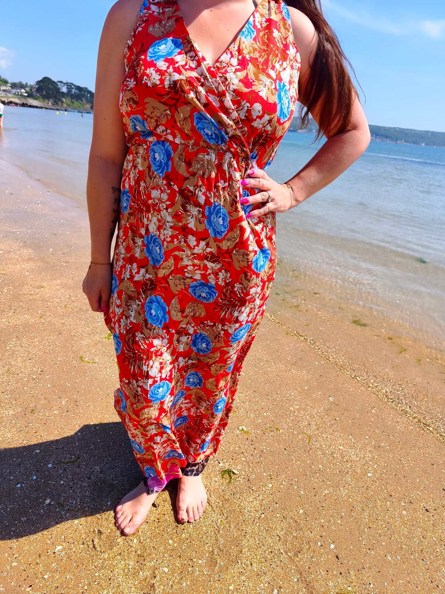 403 Robes longue fleurie