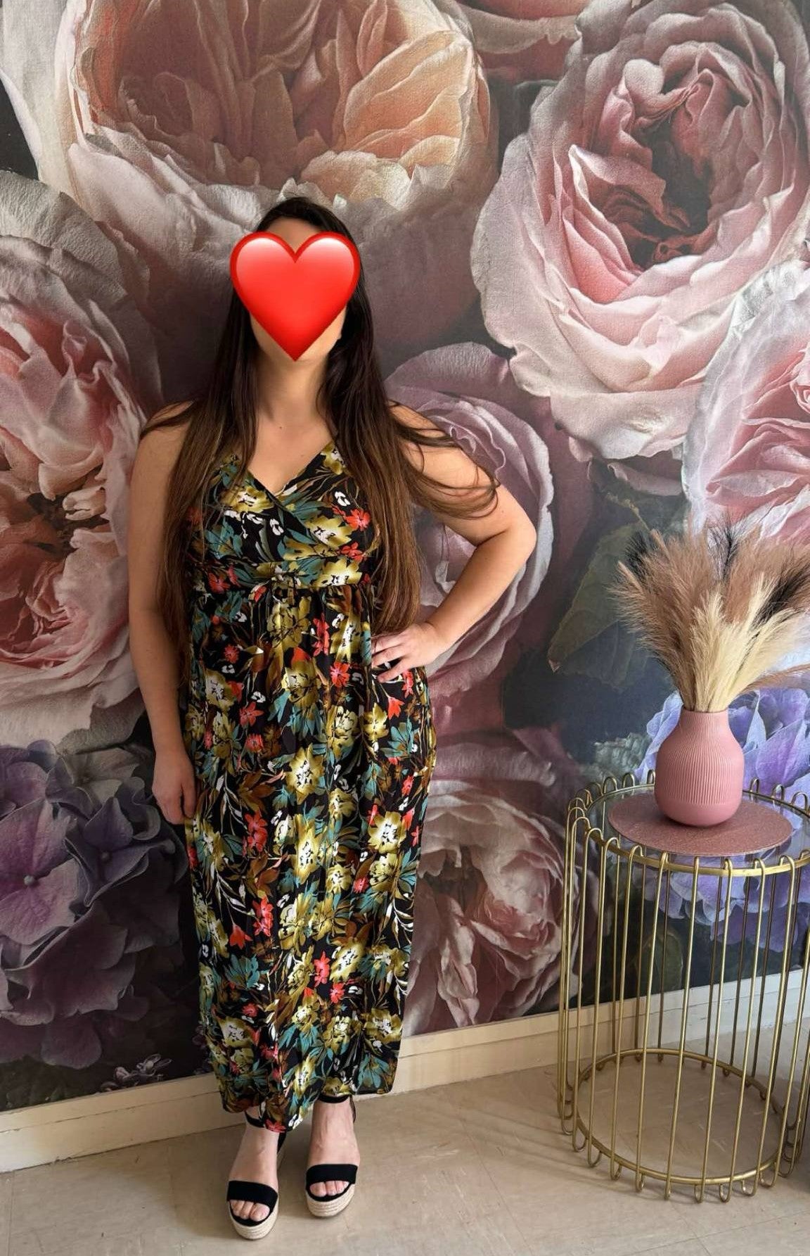 413 Robes longue fleurie
