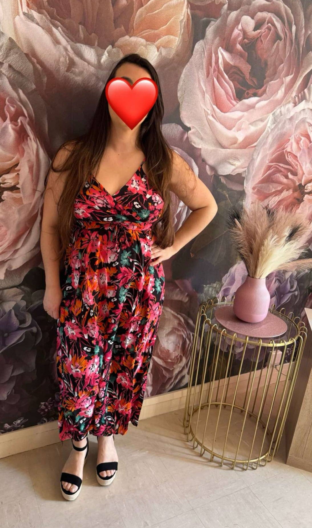 413 Robes longue fleurie